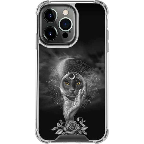 Alchemy Grimalkins Glass iPhone 15 Pro Clear Case
